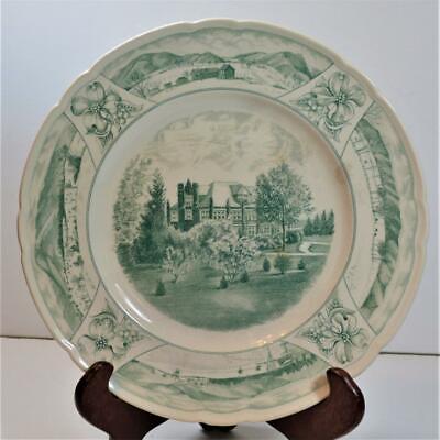 Academy Rare Wedgwood Vert Mercersburg Academy Laucks Hall 27.3cmd Plaque 