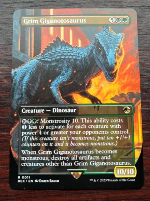 1x GRIM GIGANOTOSAURUS - Jurassic Park - MTG - Magic the Gathering