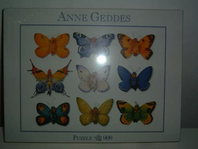 Puzzle 900 Pezzi Anne Geddes Farfalle Nuovo Sigillato