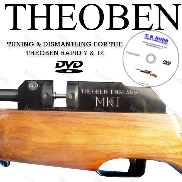 T R Robb THEOBEN RAPID 7/12 PCP Airgun Air Rifle Dismantle & Tuning DVD Video by ...