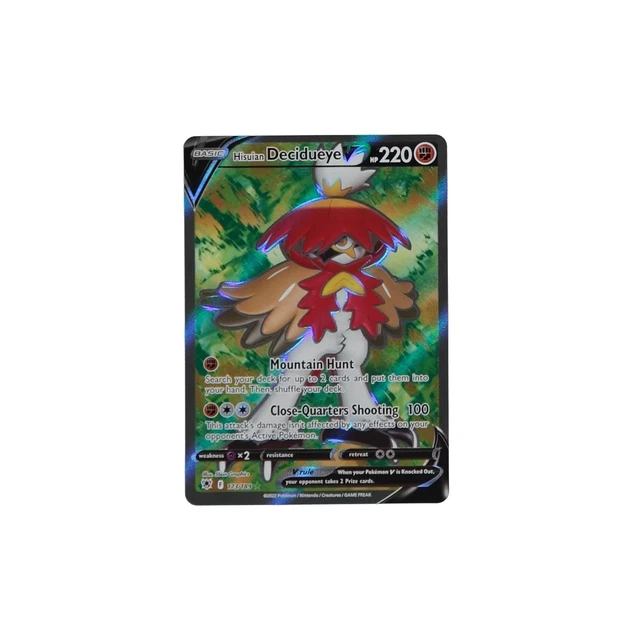 Pokemon TCG Astral Radiance 173/189 Hisuian Decidueye V Karte