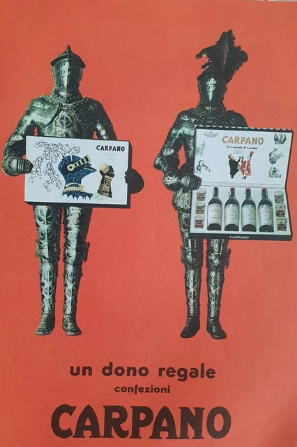 Carpano Vermouth Punt E Mes - Advert Pubblicita' D'epoca Advertis Adv-Sel
