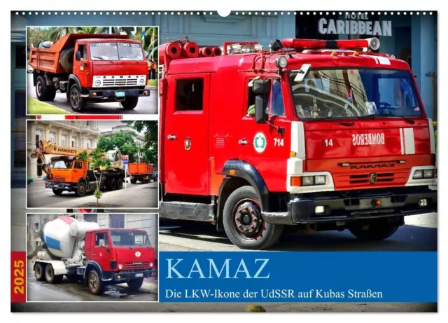 KAMAZ - DIE LKW-Ikone der UdSSR auf Kubas Straßen (Wandkalender 2025 ...