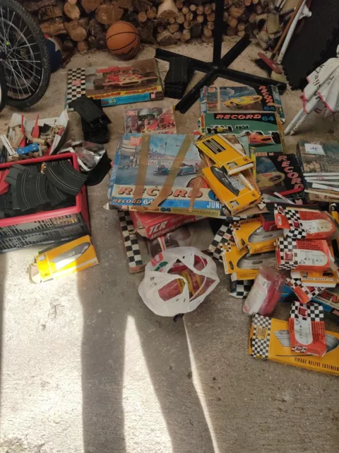 Énorme Lot De Circuit De Voitures Jouef Slot  25 Circuits Slot