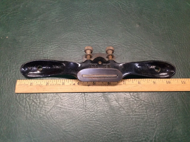 Stanley No. 151 Adjustable Spoke Shave Flat Bottom ~ Made in USA 2