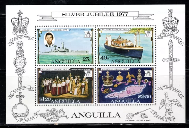 British Anguilla Stamps Souvenir Sheet Mint Never Hinged   Lot 41304