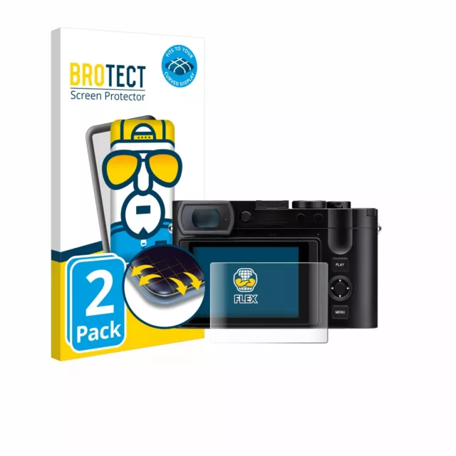 Full-Cover pour Leica Q3 Protection Ecran Intégrale Incurvé Film Protecteur 2x