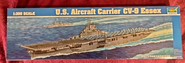 Trumpeter #05602. USS Aircraft Carrier CV-9 Essex. 1:350 Trumpeter #05602. USS Aircraft Carrier CV-9 Essex. 1:350