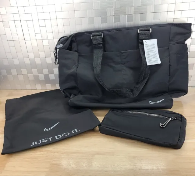 Womens Nike Yoga One Luxe Training Bag Black Fitness Gym Tote Diaper CV0058-010