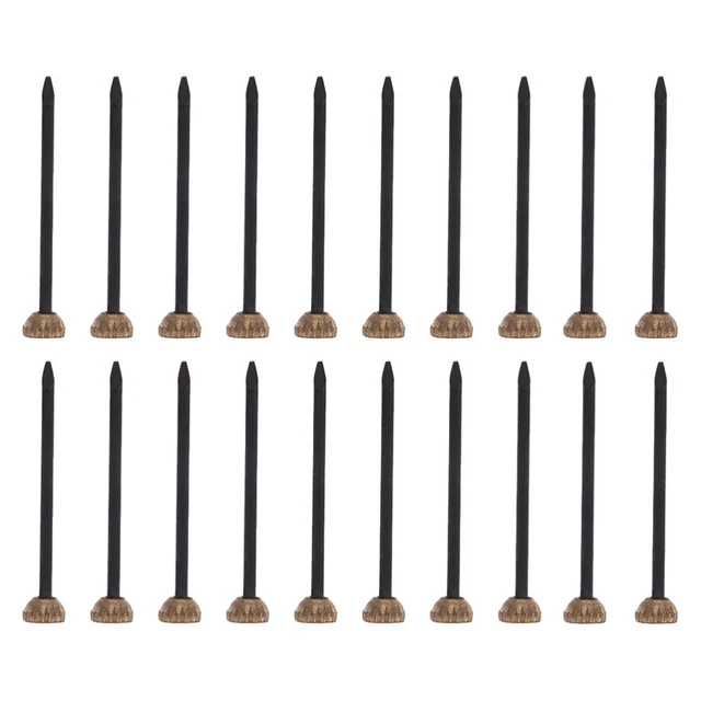 100pcs Peg Goupille De Verrouillage Bois Ongles Image Cintres Nail