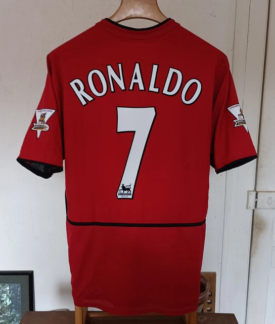 Maillot Domicile Manchester United 2003-2004 - Nike - Taille XL - Rouge