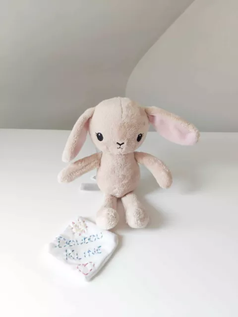 Peluche/Doudou Lapin Beige Rose 22cm - H&M