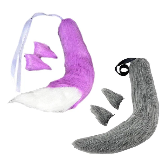 Long Plush   and Ears Anime Cosplay Hairpin Costume for Cosplay Women Fancy