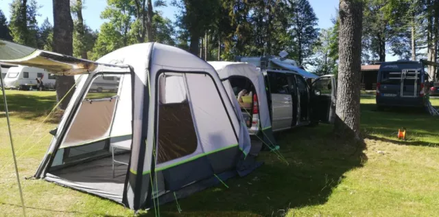 Aufblasbares Heckzelt UniVan Air Drive-Away Vorzelt Campingbus Universal Buszelt