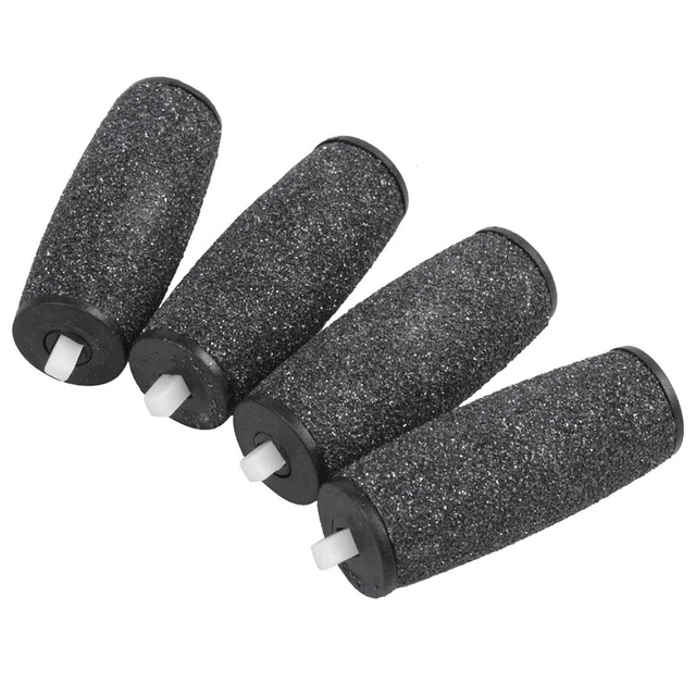 4Pcs/Lot Replacement Roller Heads For Velvet Smooth Electric Foot File Pedi P1W4 2