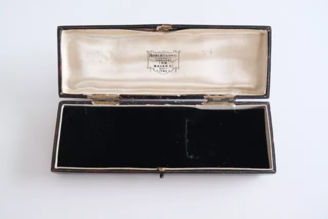 Antique Late Edwardian Period Brown Empty Watch Box - C1915'S, Top London Maker!