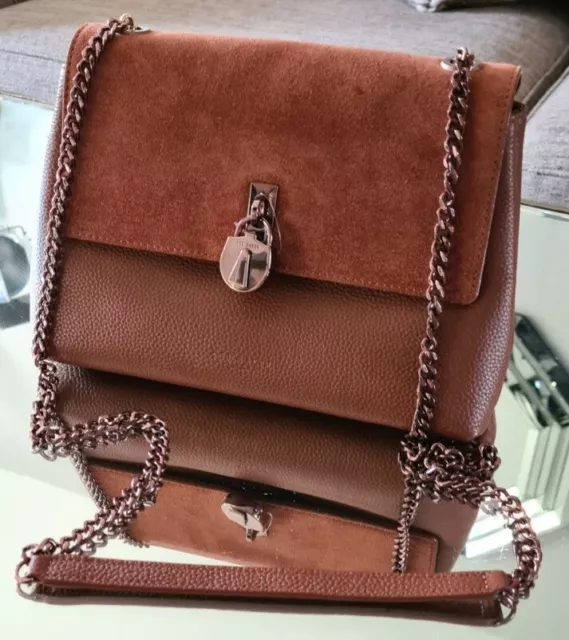 Ted baker hermiaa suede padlock shoulder bag deals