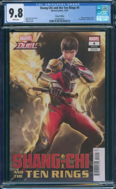 Shang-Chi and the Ten Rings #4 CGC 9.8 NetEase Duel Variant Cover Marvel 2022