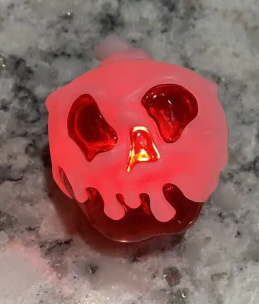 Disneyland Disney Parks Snow White Evil Red Poison Apple Light Up Glow Cube