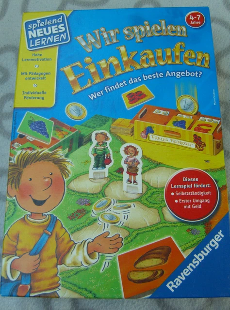 Wir spielen Einkaufen von Ravensburger, Gesellschaftsspiel ab 4 Jahren