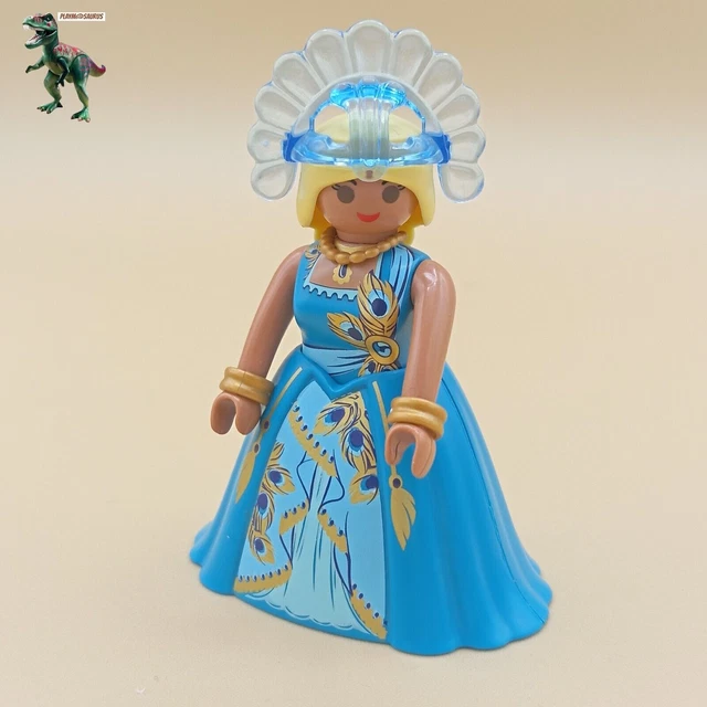 Figurine Playmobil Femme Belle Époque - Princesse Rose Avec éventail, état Neuf