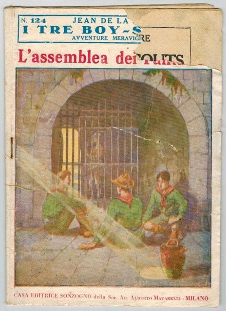 Jean De La Hire I Tre Boy-Scout 124 L'Assemblea dei Fantasmi Novel 1931