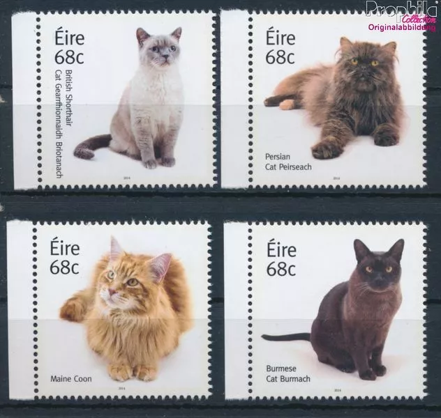 Briefmarken Irland 2014 Mi 2108A-2111A postfrisch Katzen (10348056