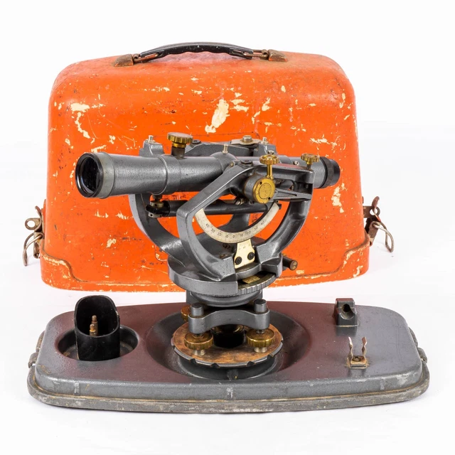 David White Model 8300 Surveyor's Transit with Case Vintage