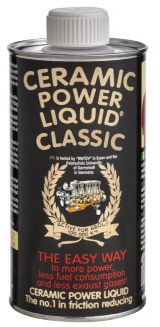 CPL400 Ceramic Power Liquid Classic 400 ML Per Motori Diesel e Benzina Fino a 20