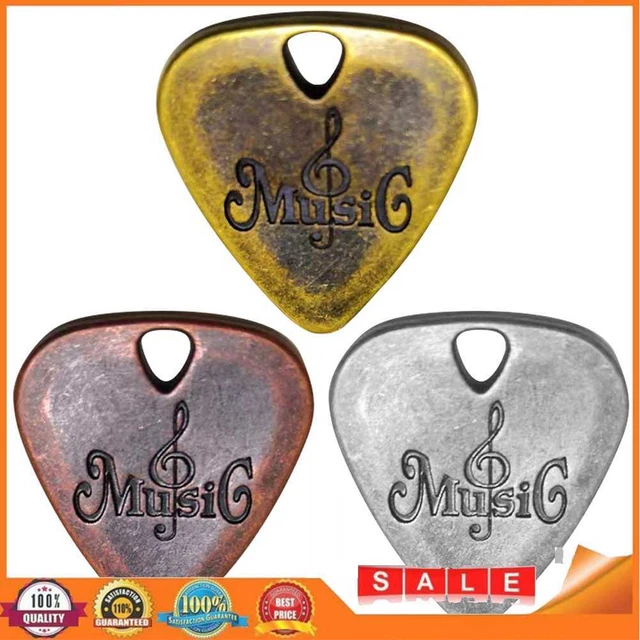 Metal Pick Zinc Alloy Pick Plectrum for Electric Guitar Musical Instrument Parts