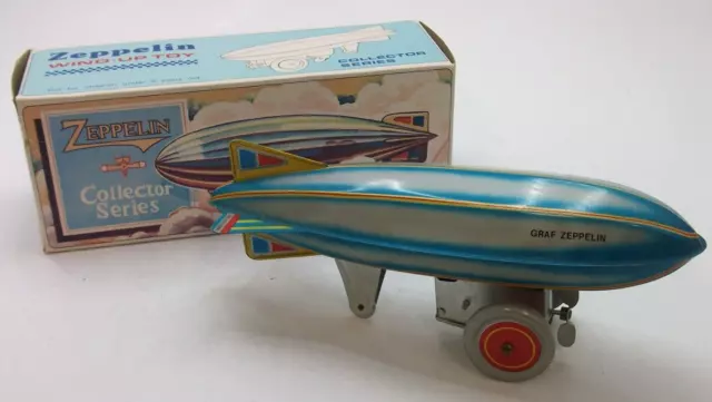 Schylling Wind Up Metal Graf Zeppelin Airship Boxed Collector Series #L2