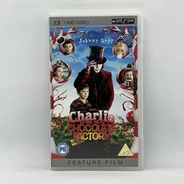 Charlie And The Chocolate Factory Depp Sony PSP PlayStation UMD Video Region 2