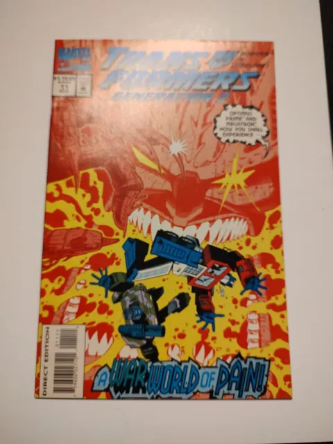 TRANSFORMERS GENERATION 2 #11 (SEPT 1994) Autobots, Decepticons and Cybertrons