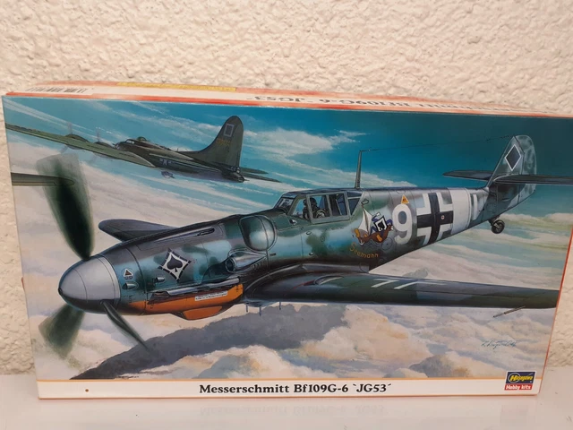 Maquette Avion militaire Hasegawa 1/48 Messerschmitt Bf109 G-6 jg53  09313