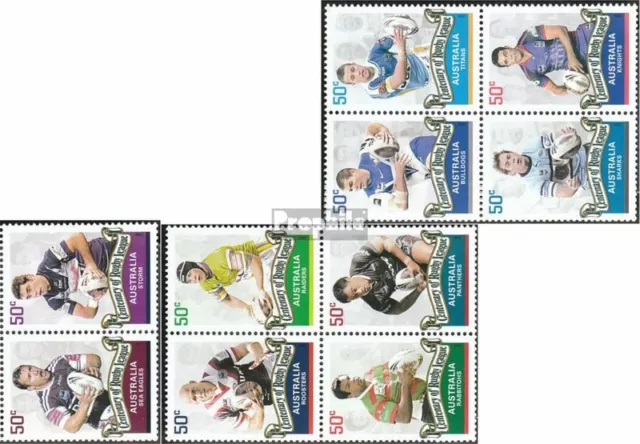 Australia 2947A-2962A four blocks (complete.issue.) unmounted mint / never hinge