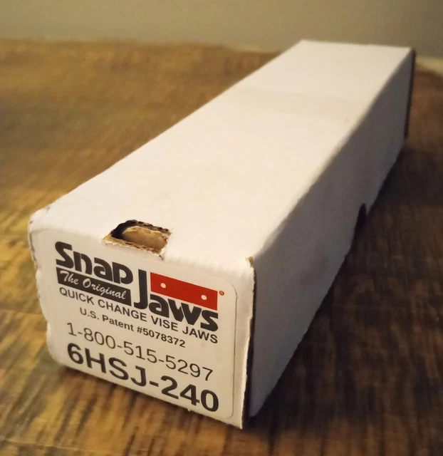 New Snap Jaws 6" 6HSJ-240 Quick change vise jaws