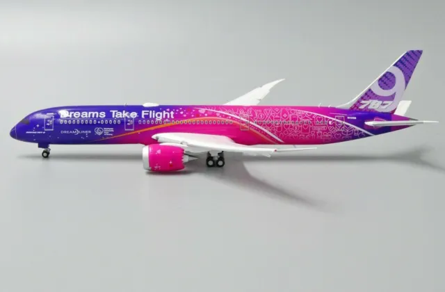 JC Wings 1:400 Boeing B787-9 Dreamliner 'Dreams Take Flight - Flaps Down' N1015B