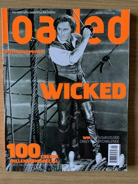 LOADED UK Jan 2000 ‘Errol Flynn Cover’ 100 covers Millennium edition