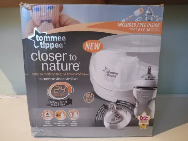 Tommee Tippee Closer to Nature Microwave Steam Steriliser (no bottles included)