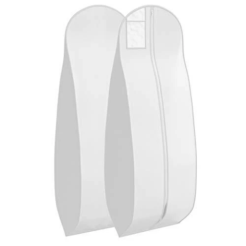 Wedding Dress Garment Bag 16 inch Gusseted, Durable, For Long Puffy Gowns
