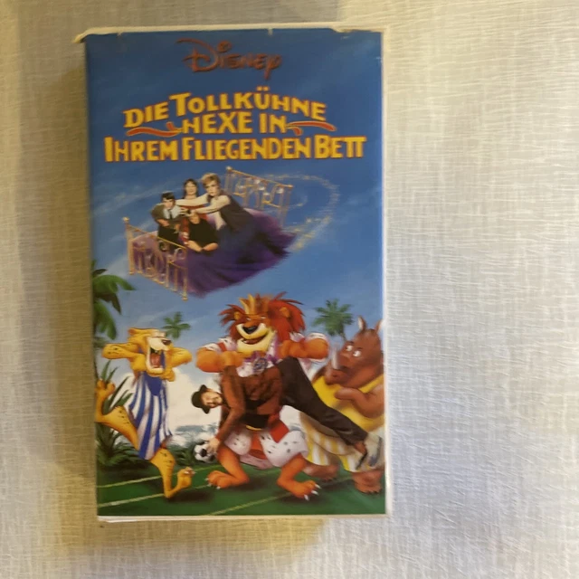 Die Tollkühne Hexe In Ihrem Fliegenden Bett Vhs WALT DISNEY MEISTERWERKE - Die tollkühne Hexe in ihrem fliegenden Bett