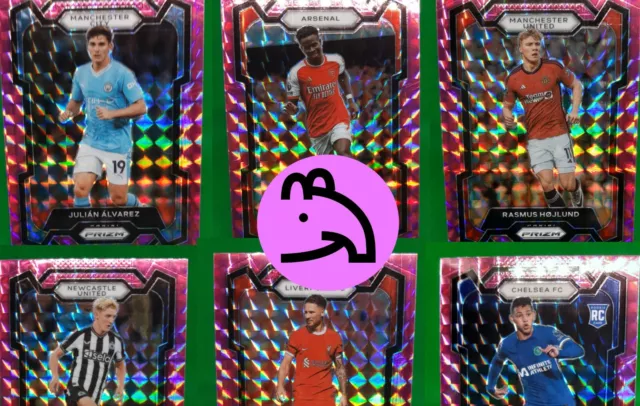 Pick your Cards - Pink Mosaic Prizm Premier League 23-24 Football Soccer
