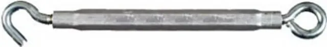 National Hardware N221-895 Zinc-Plated Aluminum Hook & Eye Turnbuckle 3/8x16 in.