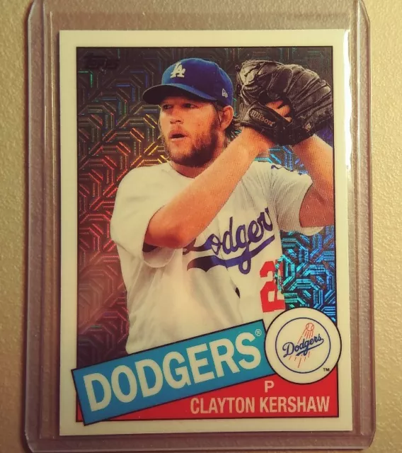 Clayton Kershaw 2020 Topps Series 1 Silver Pack 1985 Chrome #85C-18