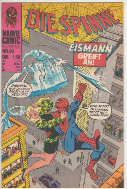 Die SPINNE Nr. 93 (1) sehr guter ZUSTAND Williams ORIGINAL spider-man