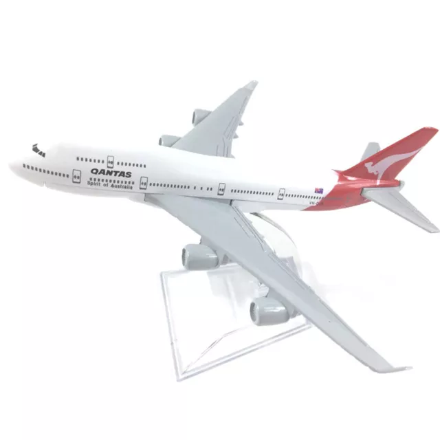 Modellino metallo pressofuso 1:400 BOEING 747 QANTAS Australia aereo collezione