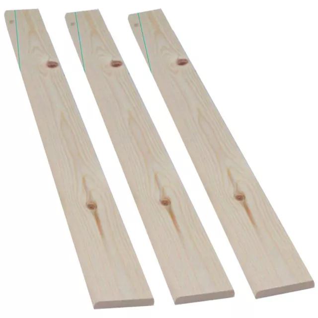 Replacement Mattress Bed Slats Solid Pine Wooden Flat Bed Slats All Sizes