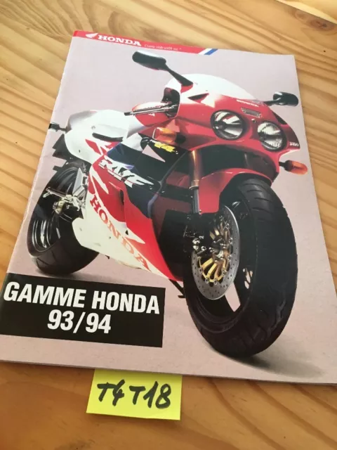 Honda Gamma 1993 1994 Brochure Catalogo Moto Prospetto Pubb.