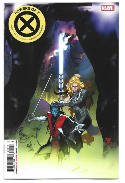 Powers Of X #3 Marvel Comic 2019 Secret Variant Cover Hickman X-Men Nightcrawler