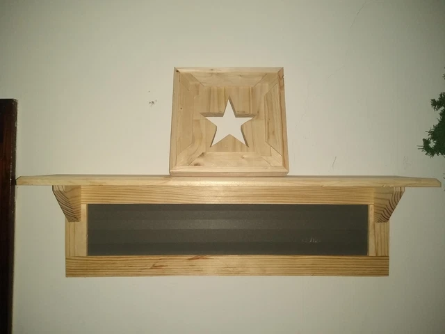 Floating Shelves, Rustic Wood Hanging Wall Shelf Décor reclaimed